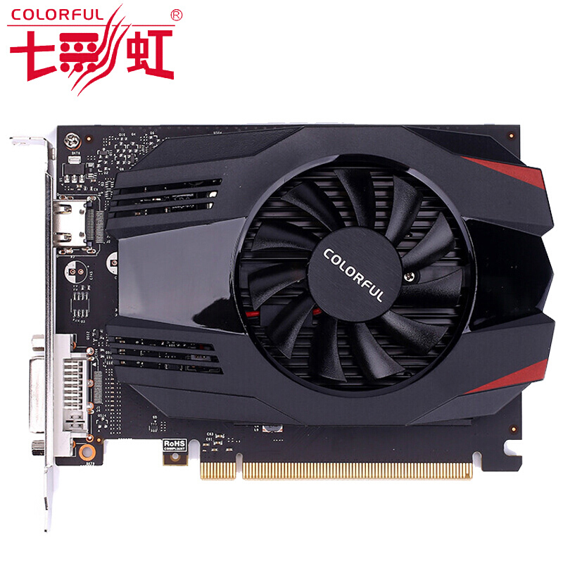 七彩虹(colorful) 游戏办公独立显卡 geforce gt1030 2g 黄金版